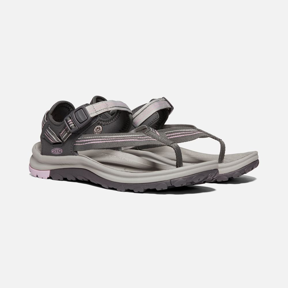 Keen Sandaal Dames Donker Grijs - Terradora Ii Toe Post - 23691-YFSE